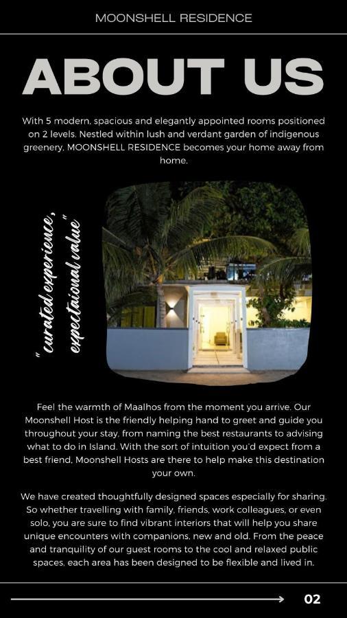 Moonshell Residence Maalhos  Bagian luar foto
